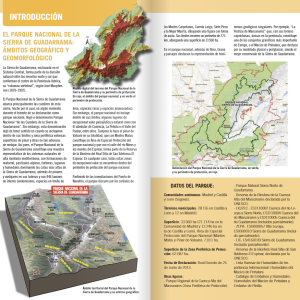Parque Nacional de la Sierra de Guadarrama - Guía Geológica