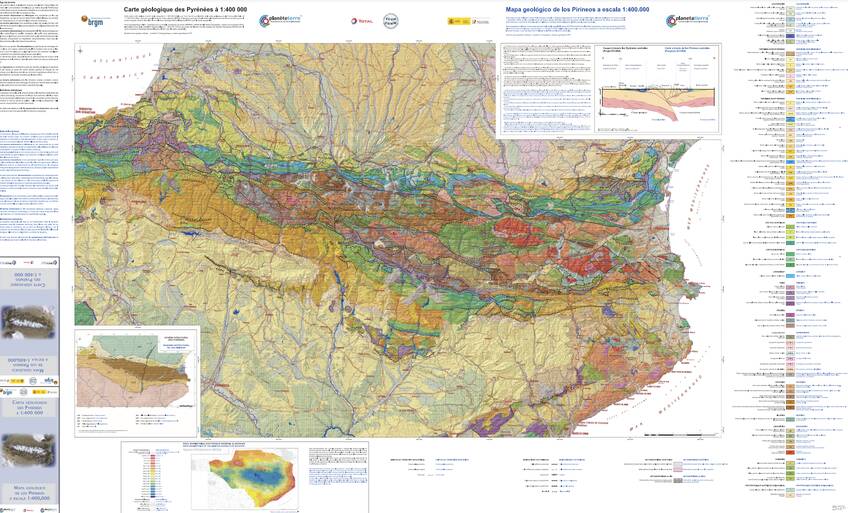Mapa Geológico Pirineos